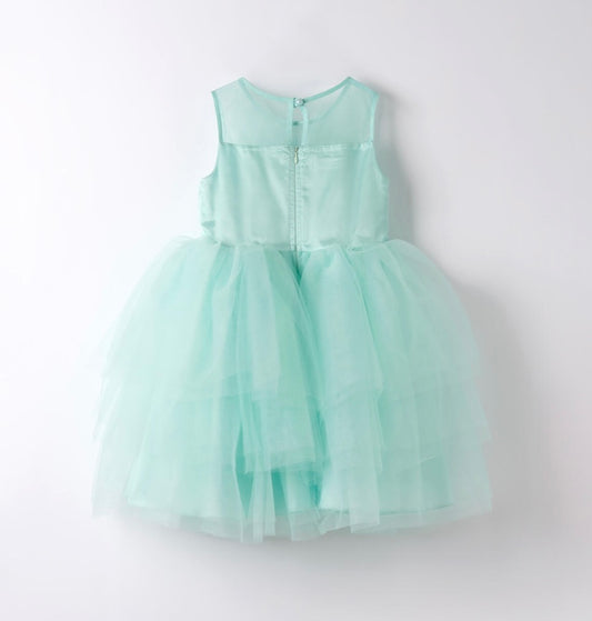 Vestito in tulle colore verde acqua.