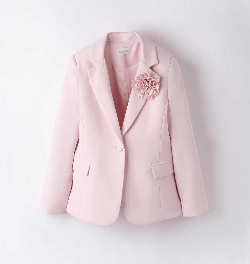 Tailleur bambina nel colore rosa