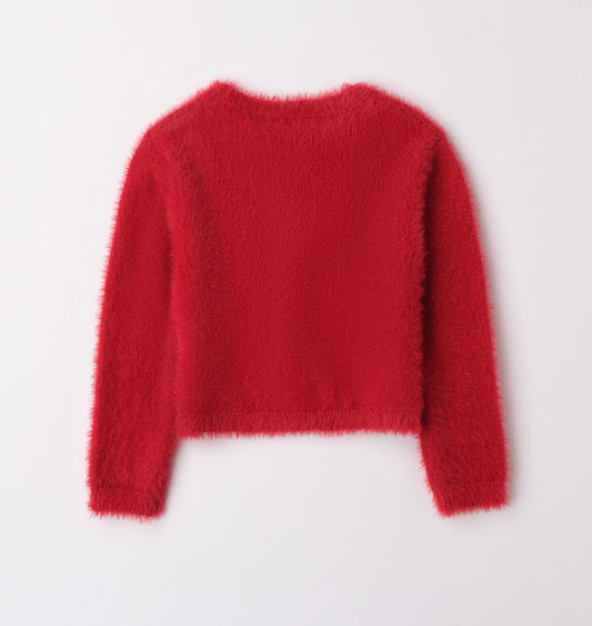 Cardigan bambina in tricot lurex