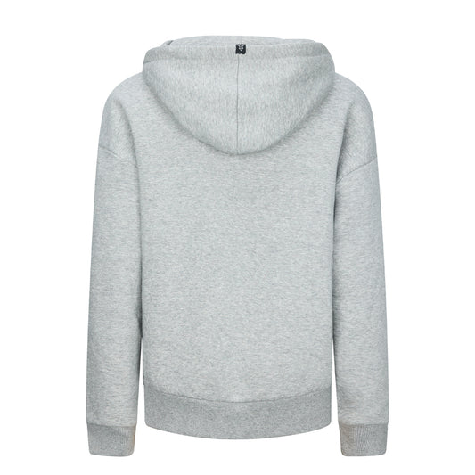 Felpa con cappuccio grigia bambino