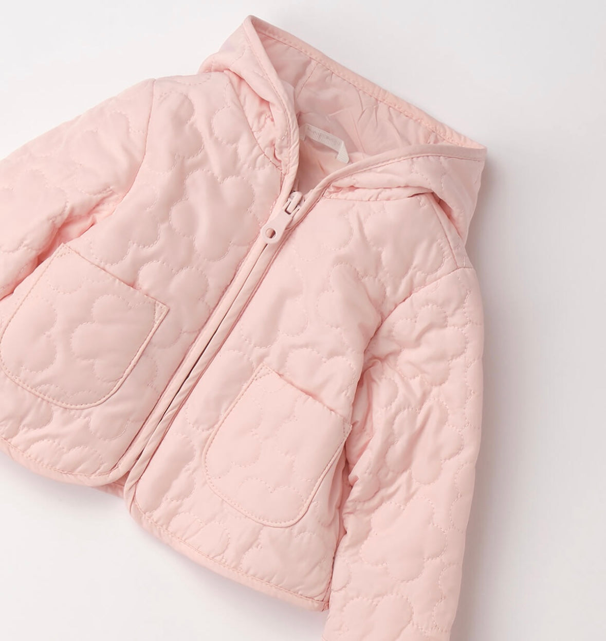 Giubbotto per neonata rosa