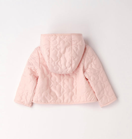 Giubbotto per neonata rosa