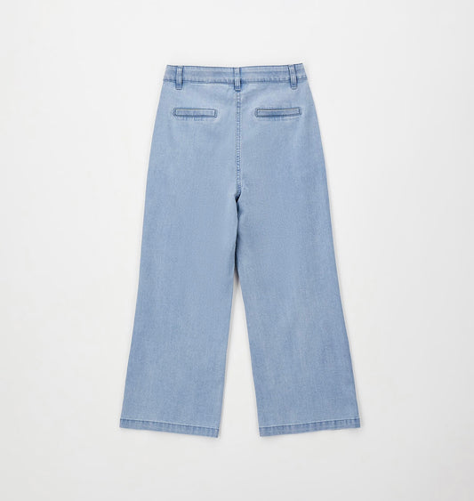 Pantalone lungo effetto denim