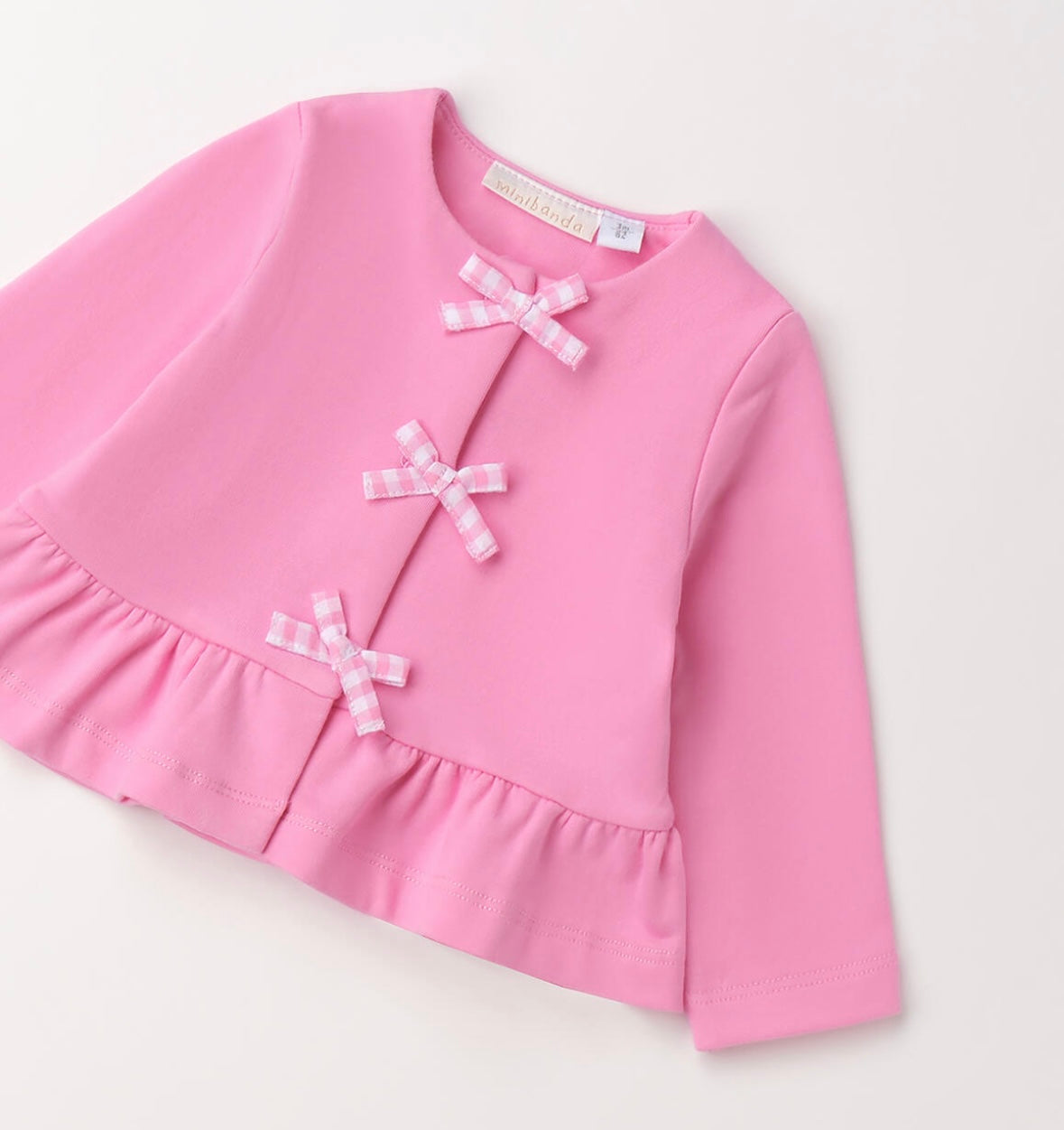 Cardigan per neonata rosa
