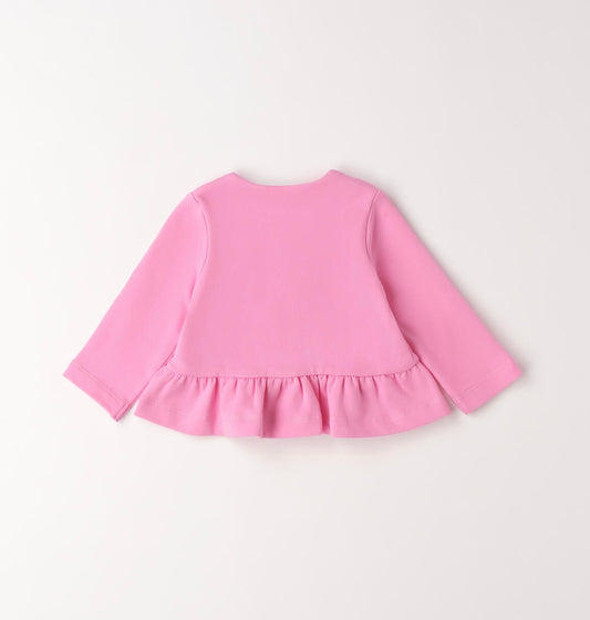 Cardigan per neonata rosa