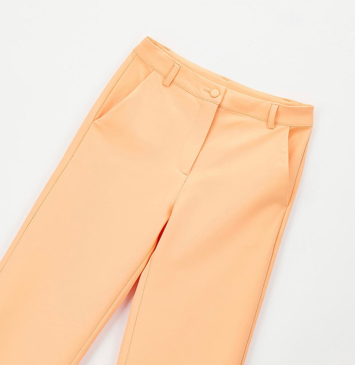 Pantalone elegante da bambina nel colore arancione