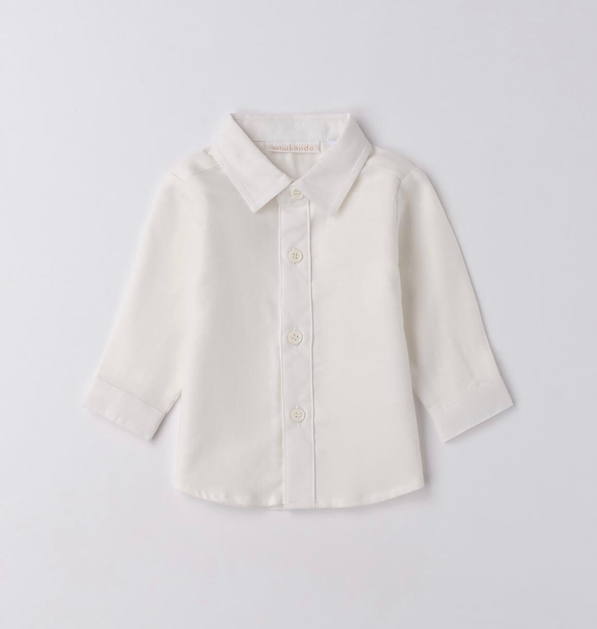 Camicia per neonato nel colore panna