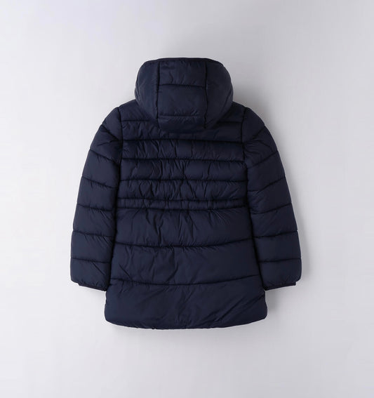 Giubbotto ragazza trapuntato blu bambina