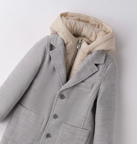 Cappotto per bambino in grigio
