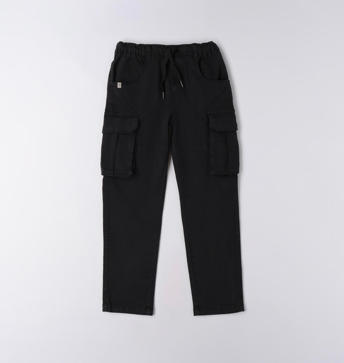 Pantalone ragazzo modello cargo con tastoni laterali