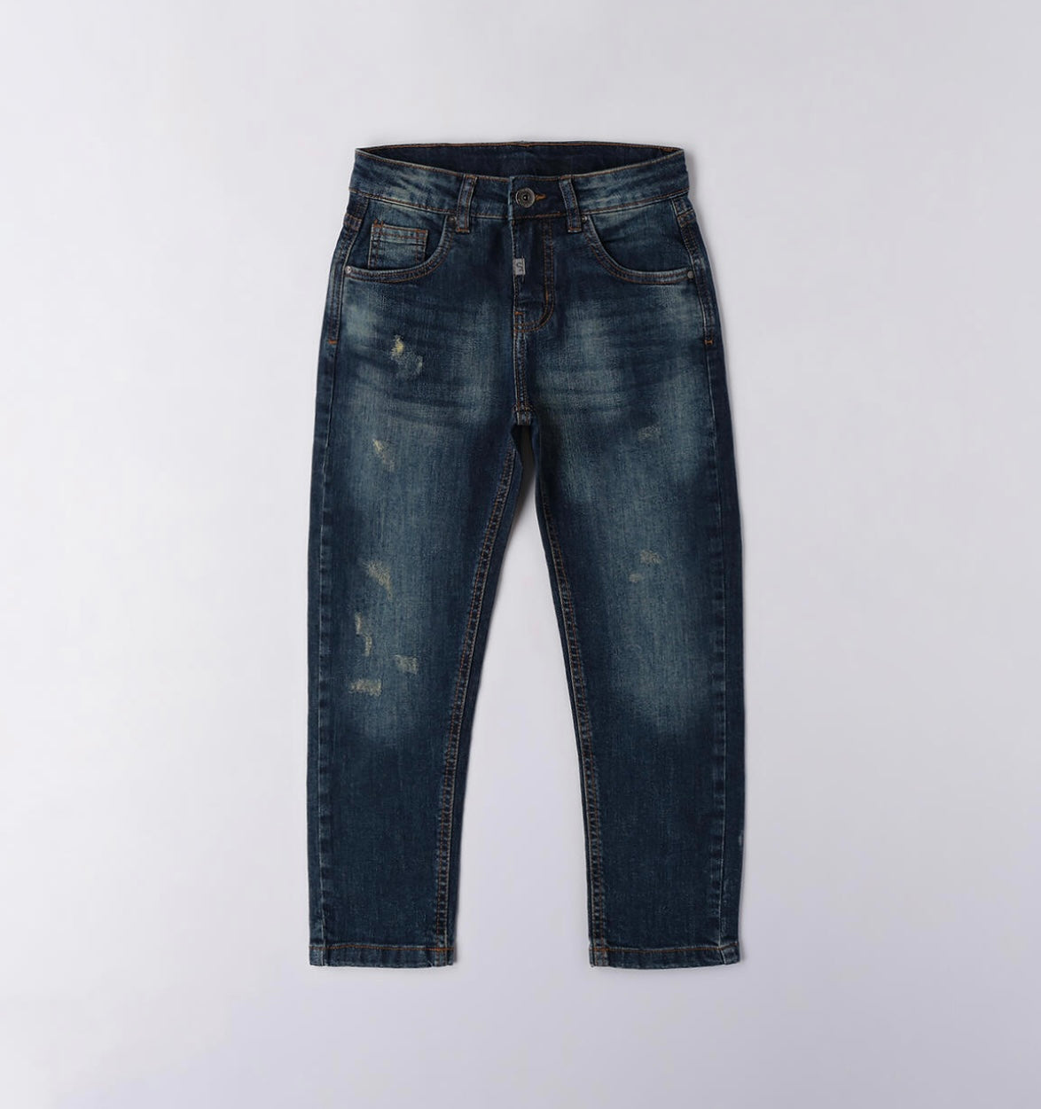 Jeans ragazzo modello stretch con elastico interno regolabile