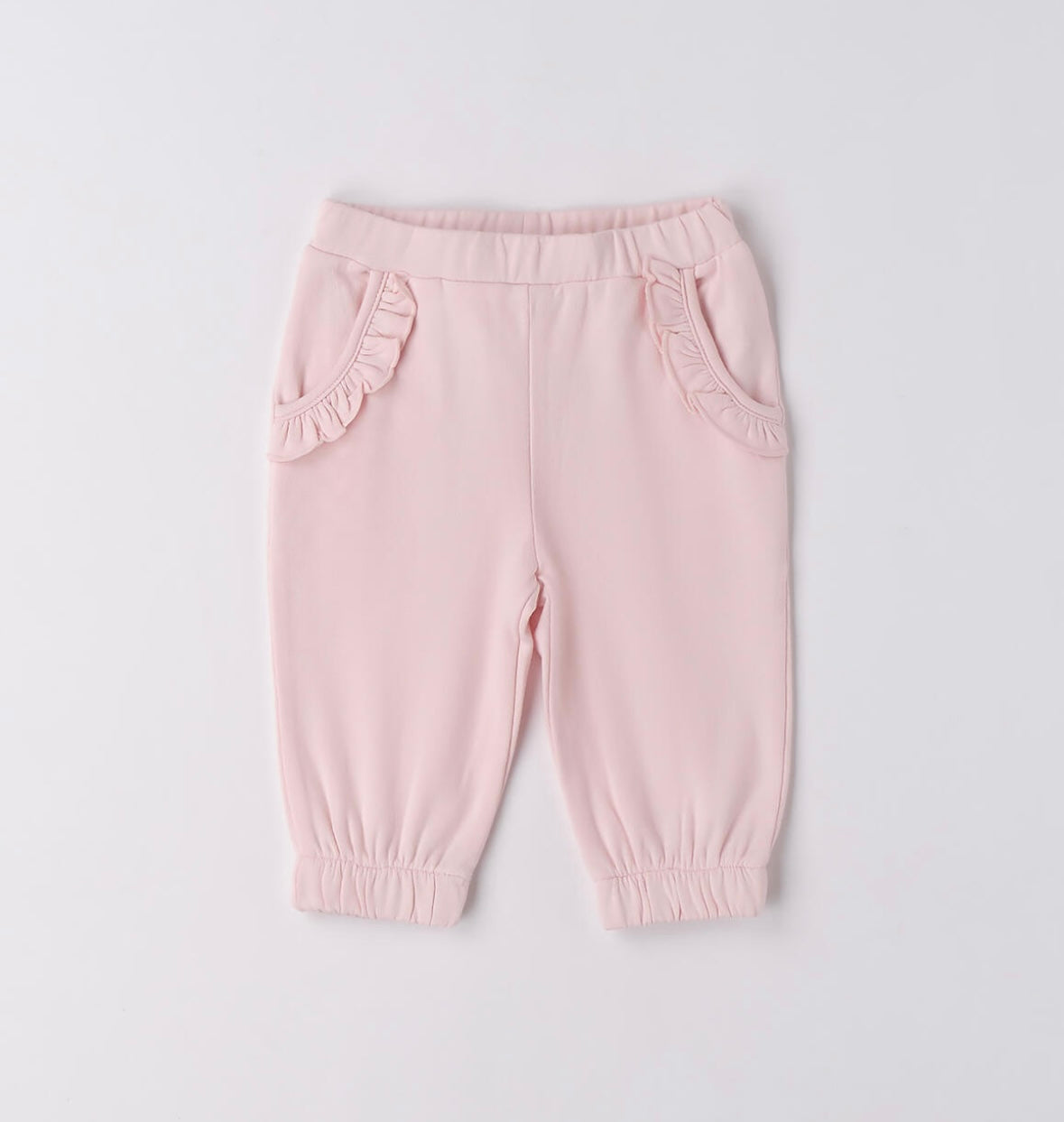 Pantaloni tuta neonata rosa