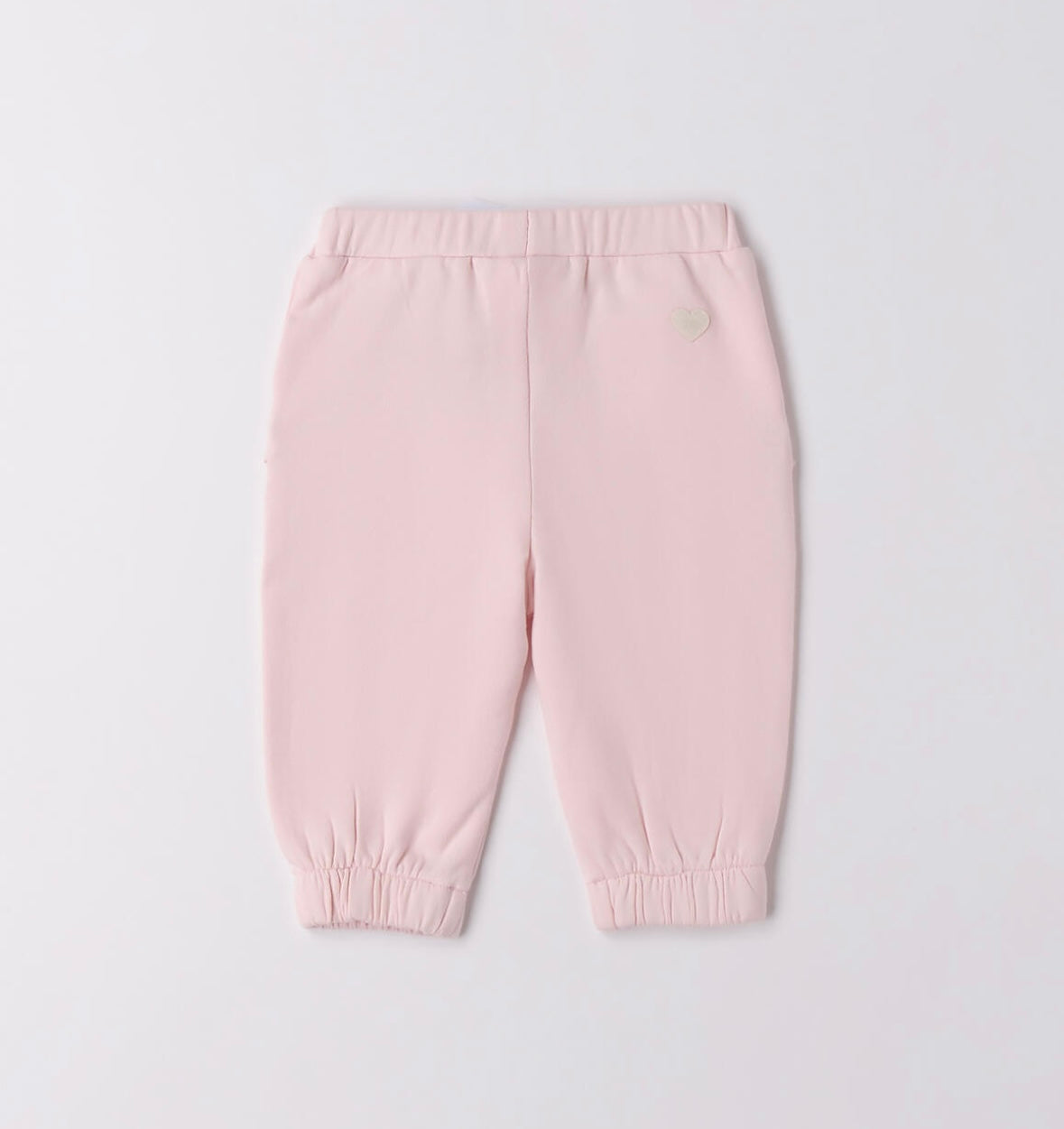 Pantaloni tuta neonata rosa