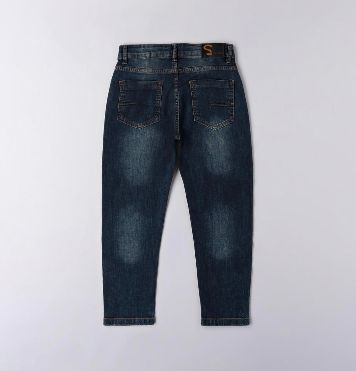 Jeans ragazzo modello stretch con elastico interno regolabile