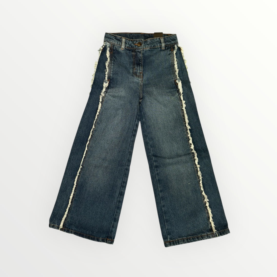 Jeans ragazza gamba larga