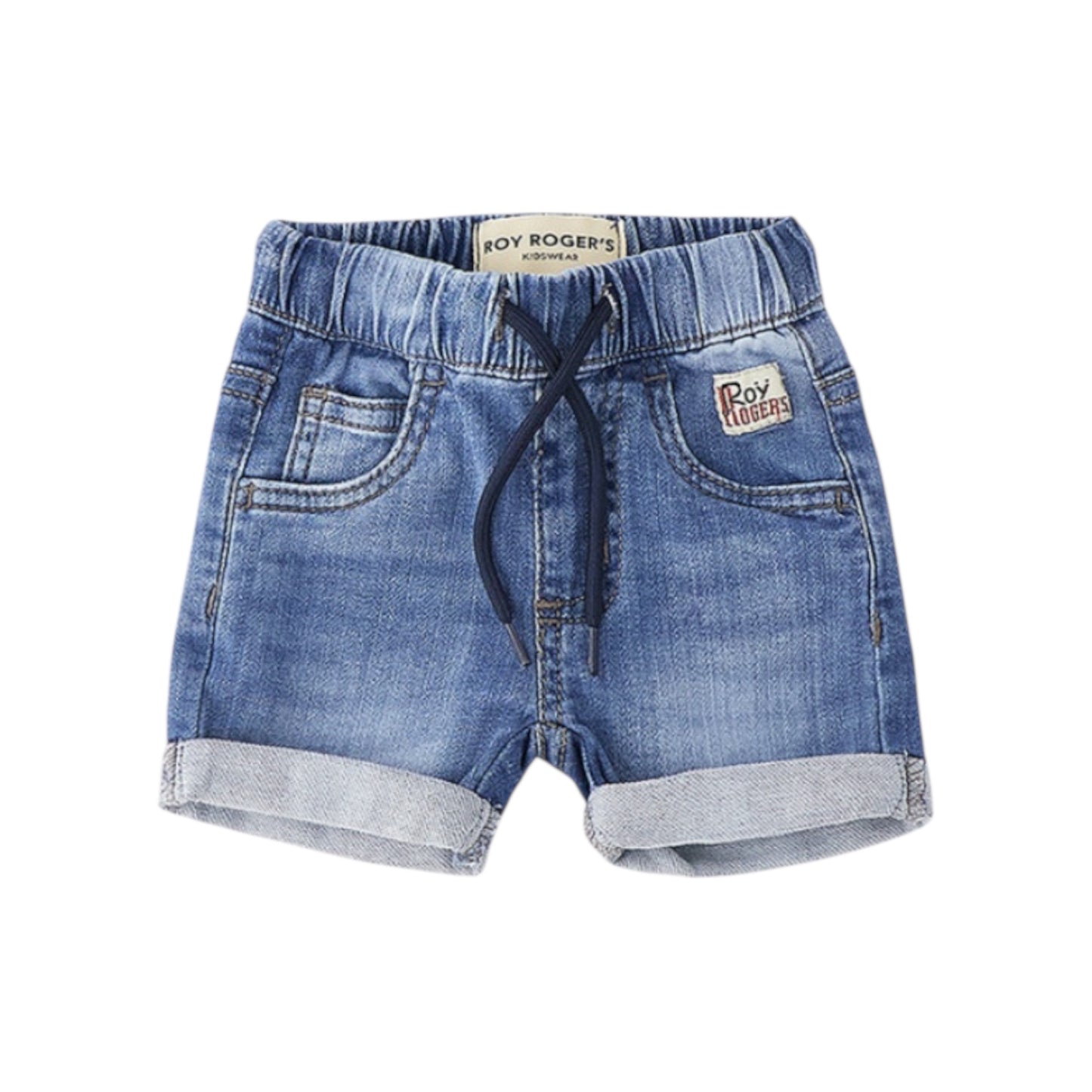 Short in denim bambino