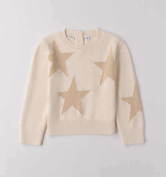 Maglione bambina con stelle