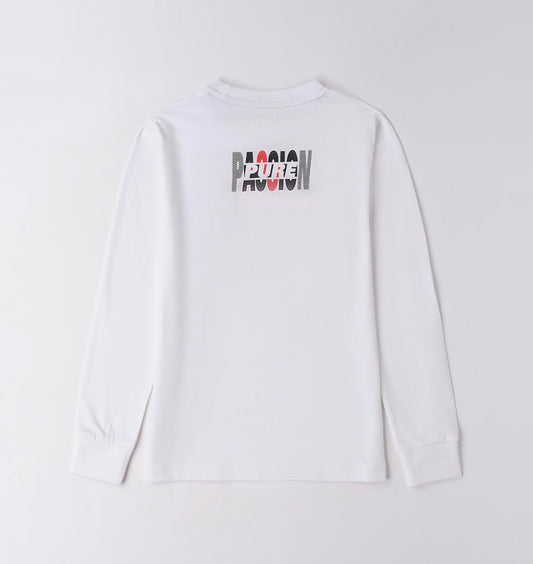 T-shirt ragazzo manica lunga con stampa
