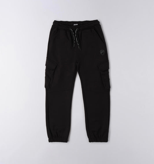 Pantalone cargo con coulisse e tasche laterali