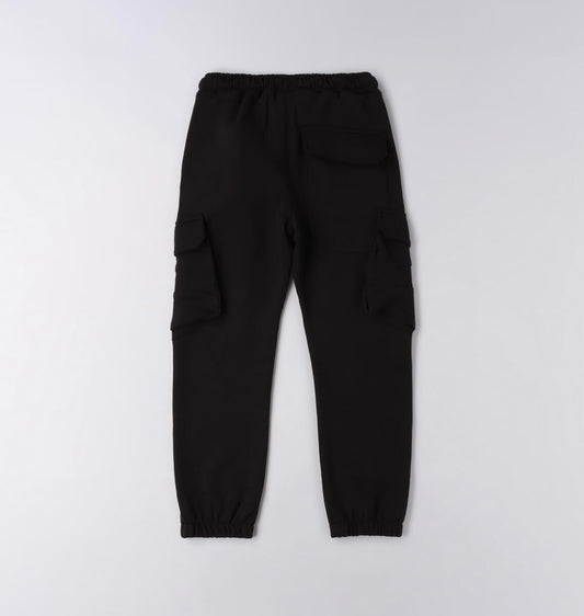 Pantalone cargo con coulisse e tasche laterali