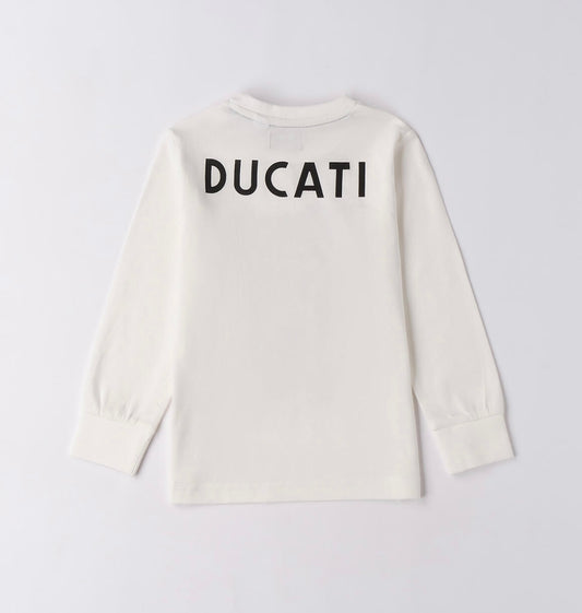 T-shirt bambino in cotone stampa davanti