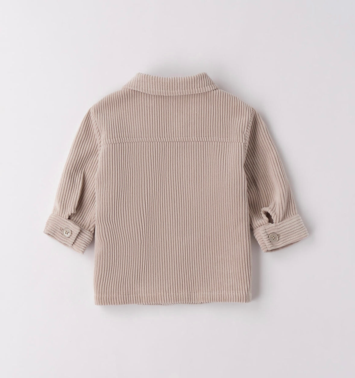 Camicia neonato in tortora