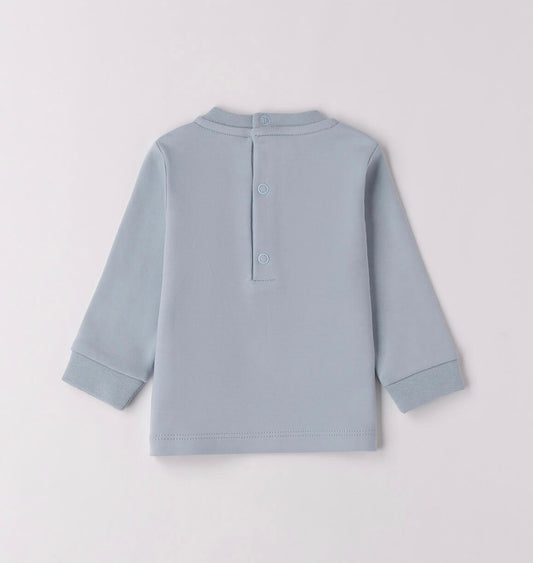 T-shirt in cotone con ricamo davanti