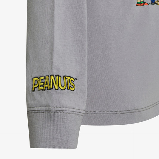 T-shirt in cotone con stampa grigio medio