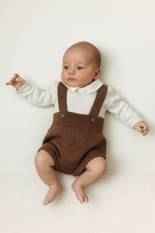 Salopette in lana merino
