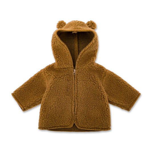 Giacchino teddy marrone chiaro