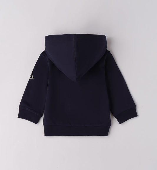 Felpa neonato con cappuccio