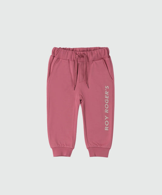 Pantalone in felpa neonata con coulisse