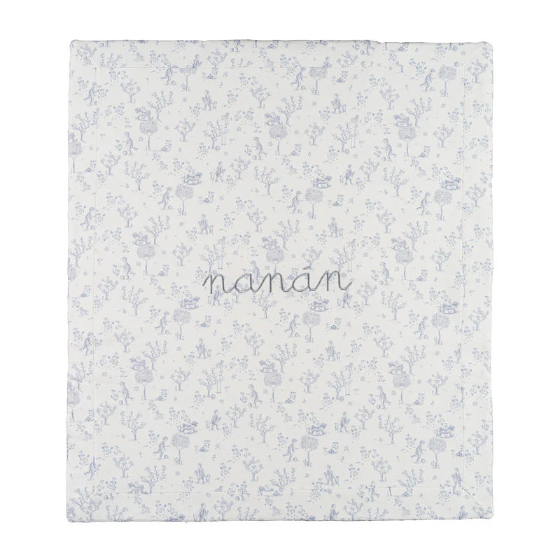 Coperta in popeline con allover