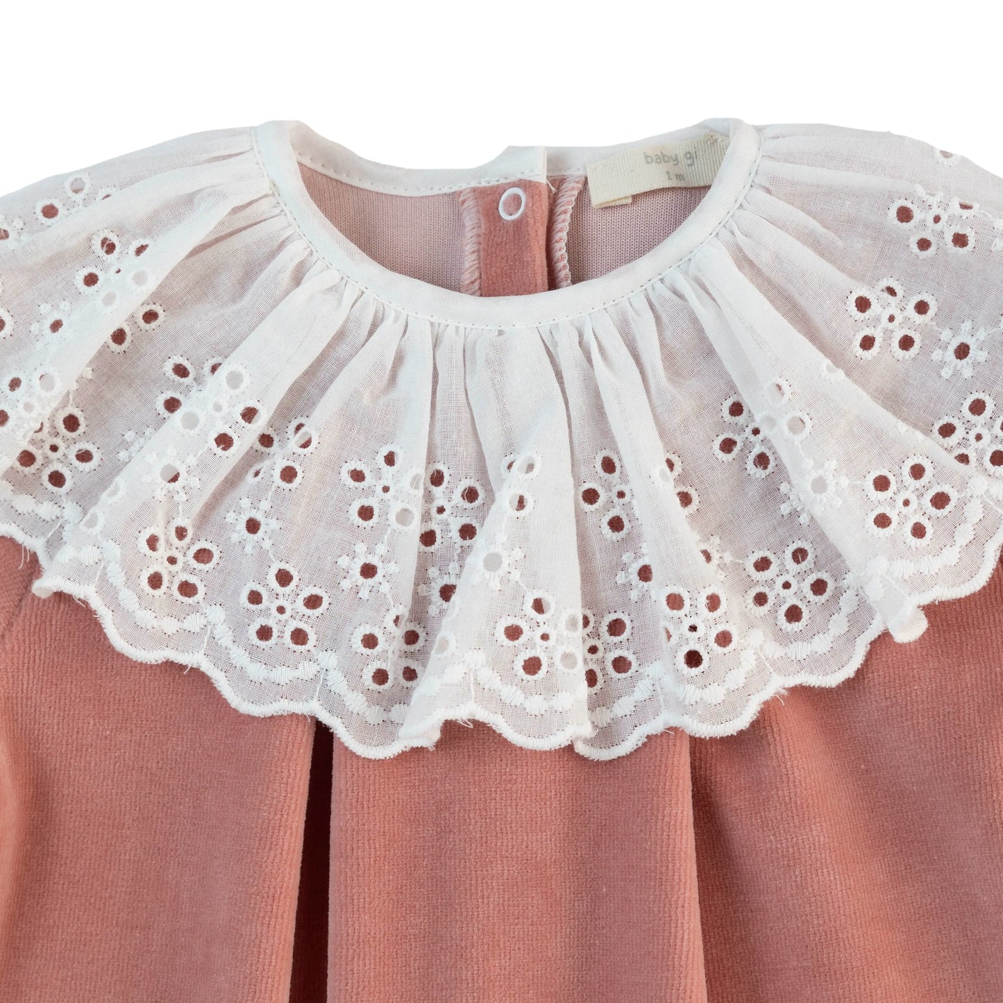 Tutina sangallo neonata in ciniglia