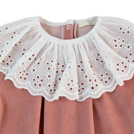 Tutina sangallo neonata in ciniglia