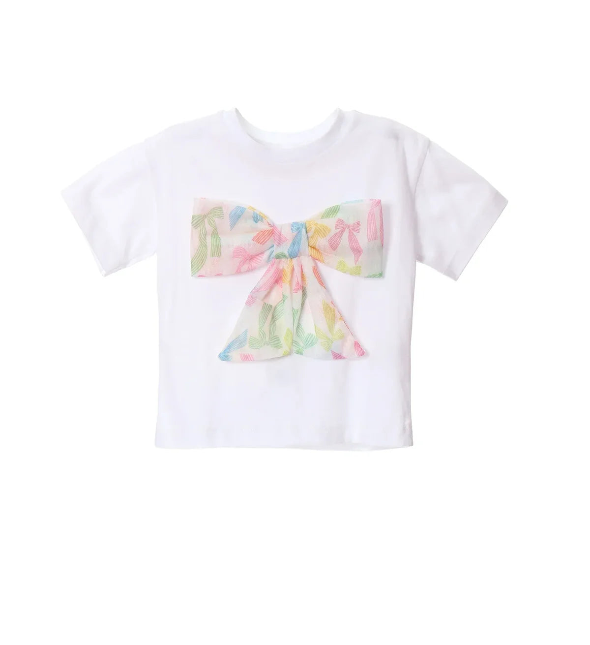 COMPLETO CON MAGLIA CON FIOCCO E SHORT FANTASIA FIOCCHI