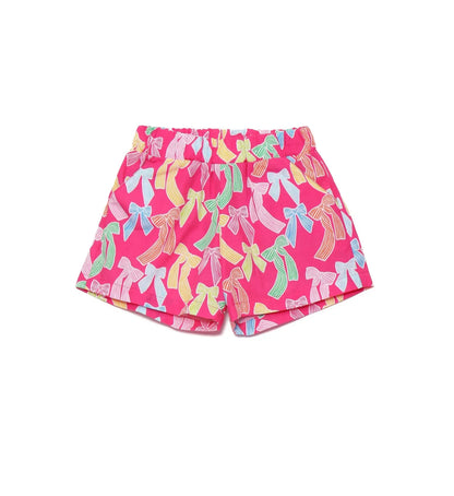 COMPLETO CON MAGLIA CON FIOCCO E SHORT FANTASIA FIOCCHI