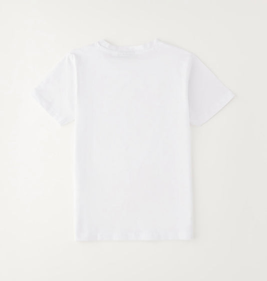 T-shirt da ragazzo nel colore bianco