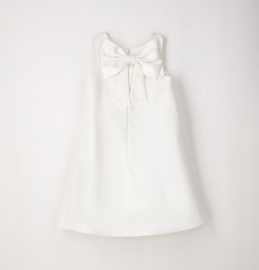 Vestito elegante per bambina nel colore panna
