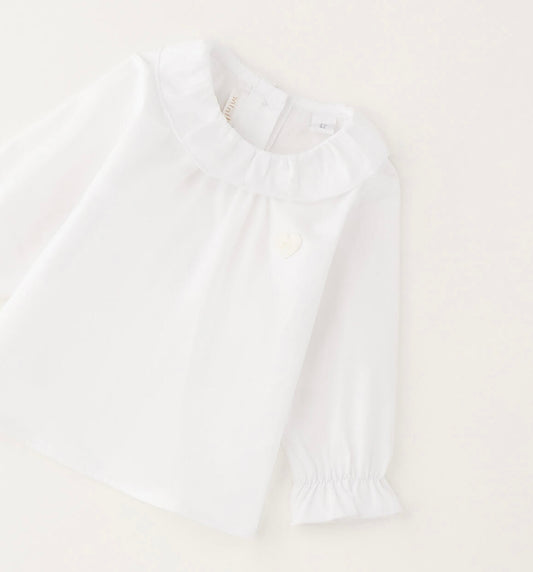 Camicia bianca bimba