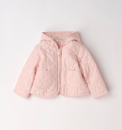 Giubbotto per neonata rosa