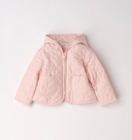 Giubbotto per neonata rosa