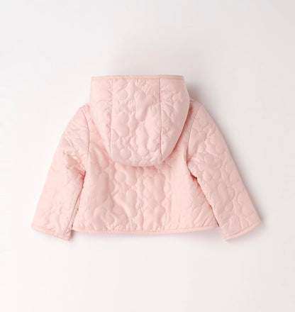 Giubbotto per neonata rosa