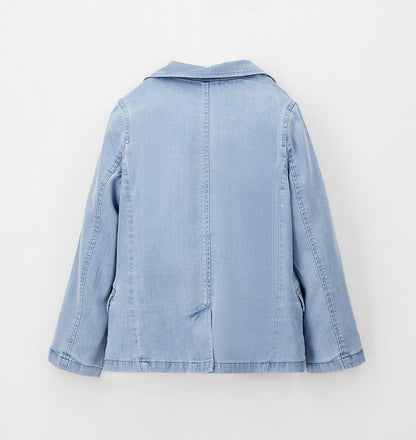 Giacca effetto denim