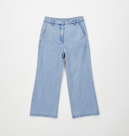 Pantalone lungo effetto denim