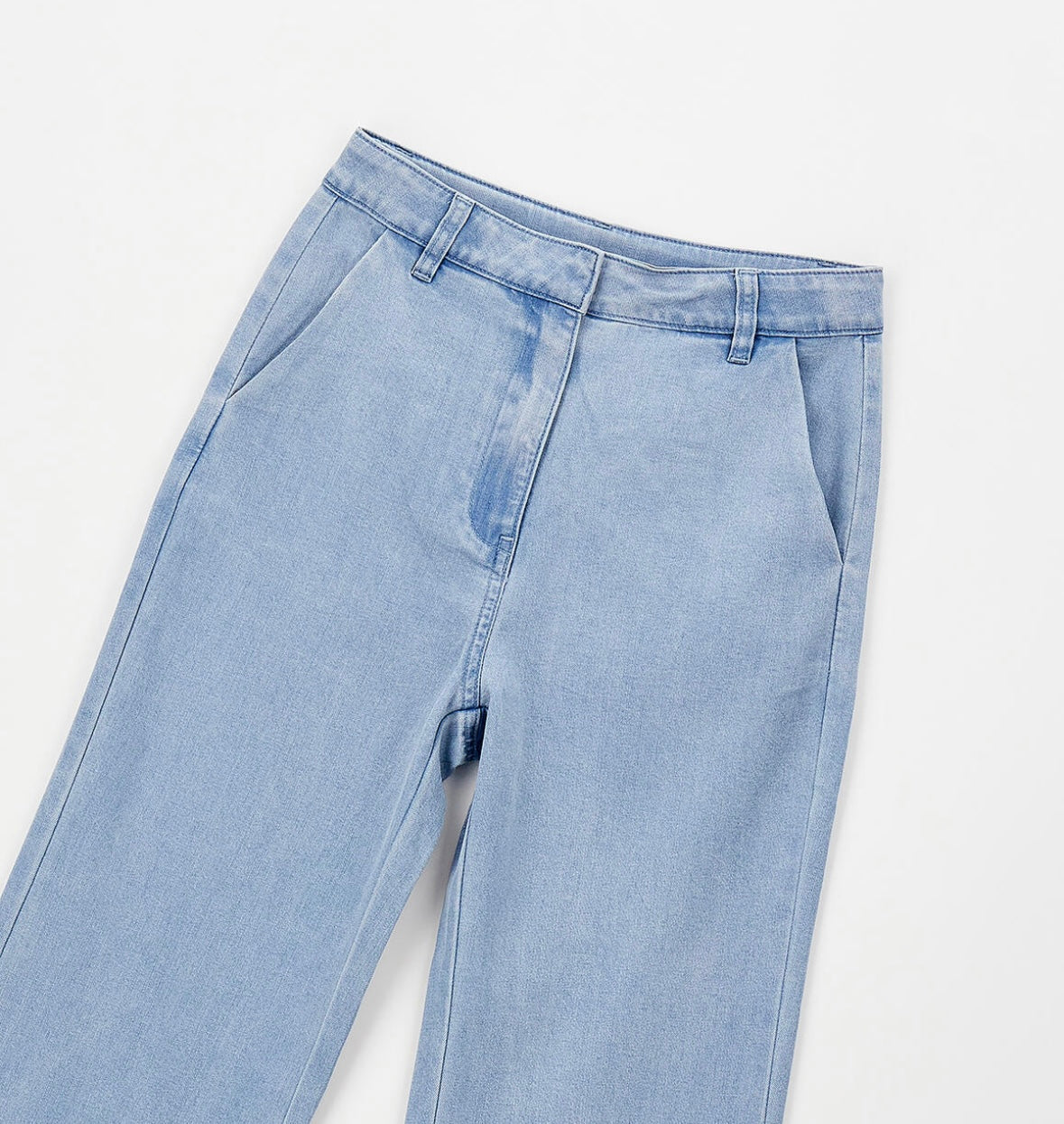 Pantalone lungo effetto denim