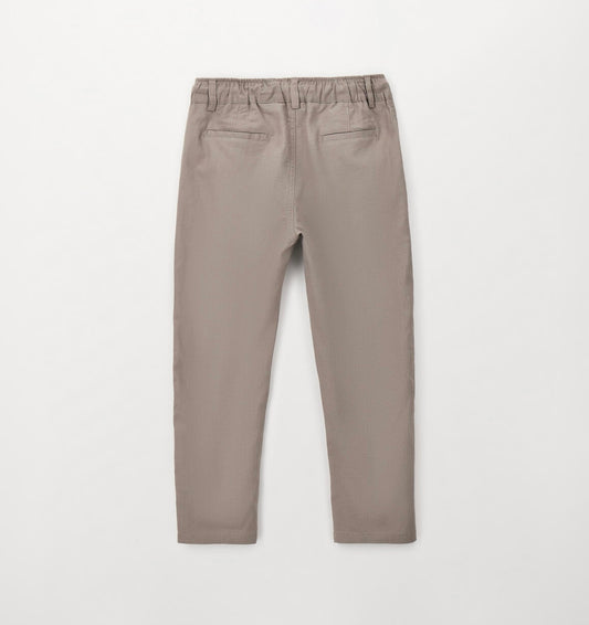 Pantaloni eleganti realizzato in lino e cotone