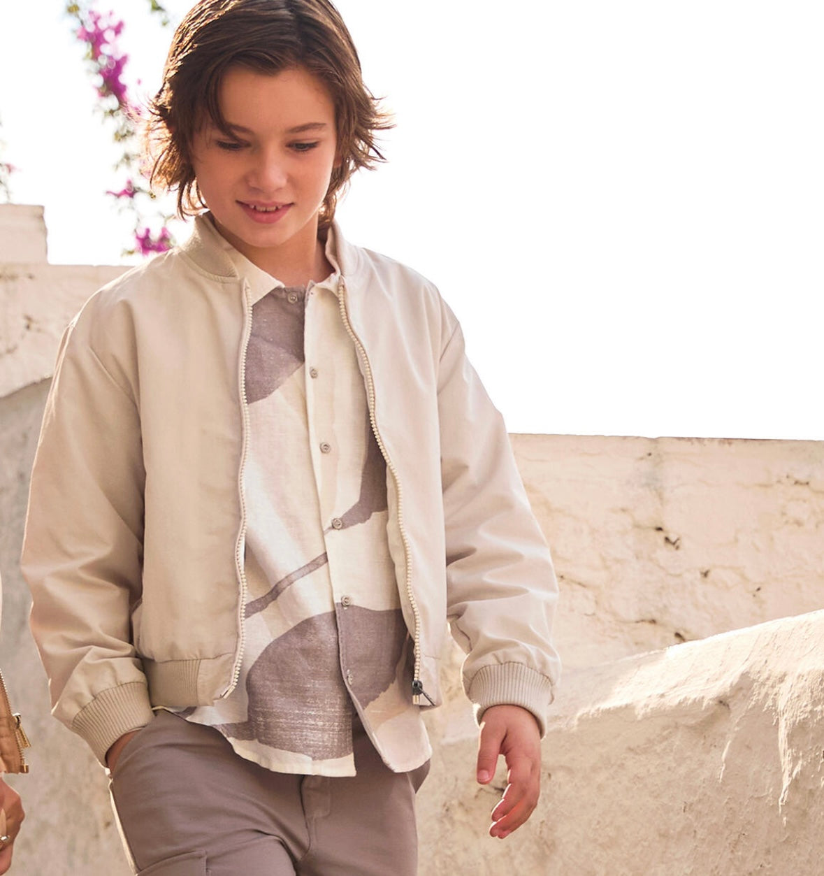 Bomber realizzato in nylon taslan