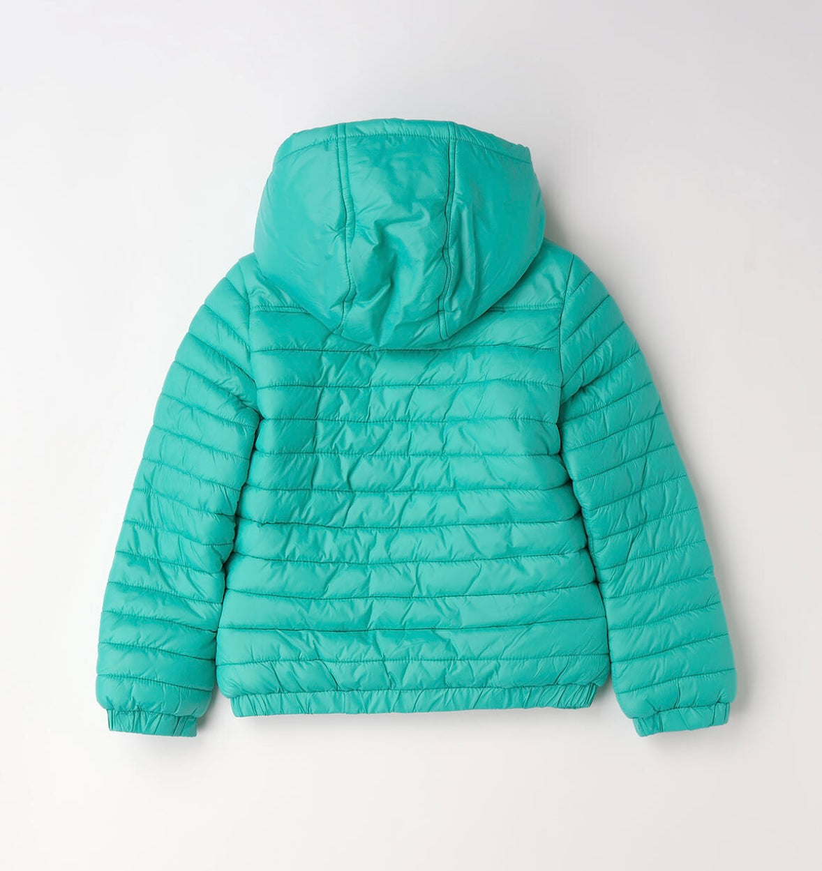 Piumino primaverile bambina nel colore verde