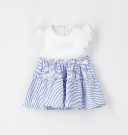 Abito da neonata in cotone